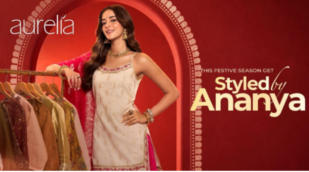 Ananya Panday takes the lead as Aurelia’s Chief Stylist for the Festive Season